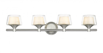 Laguna - 4 Light - 33 inch - Satin Nickel - Bath Vanity Light (3442|311-4W-SN-CLW)