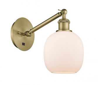 Belfast - 1 Light - 6 inch - Antique Brass - Adjustable Sconce (3442|317-1W-AB-G101)