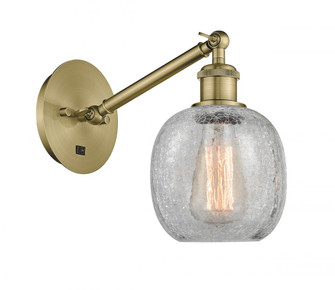 Belfast - 1 Light - 6 inch - Antique Brass - Adjustable Sconce (3442|317-1W-AB-G105-LED)