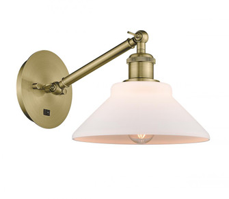 Orwell - 1 Light - 8 inch - Antique Brass - Adjustable Sconce (3442|317-1W-AB-G131-LED)