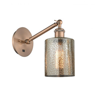 Cobbleskill - 1 Light - 5 inch - Antique Copper - Adjustable Sconce (3442|317-1W-AC-G116-LED)