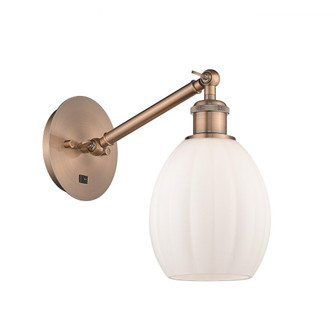 Eaton - 1 Light - 6 inch - Antique Copper - Adjustable Sconce (3442|317-1W-AC-G81-LED)
