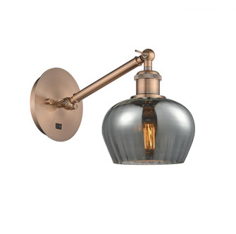 Fenton - 1 Light - 7 inch - Antique Copper - Adjustable Sconce (3442|317-1W-AC-G93)