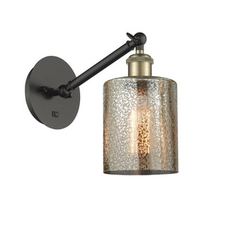 Cobbleskill - 1 Light - 5 inch - Black Antique Brass - Adjustable Sconce (3442|317-1W-BAB-G116-LED)