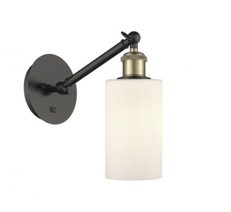 Clymer - 1 Light - 4 inch - Black Antique Brass - Adjustable Sconce (3442|317-1W-BAB-G801-LED)