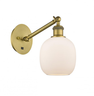 Belfast - 1 Light - 6 inch - Brushed Brass - Adjustable Sconce (3442|317-1W-BB-G101)