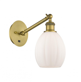 Eaton - 1 Light - 6 inch - Brushed Brass - Adjustable Sconce (3442|317-1W-BB-G81-LED)