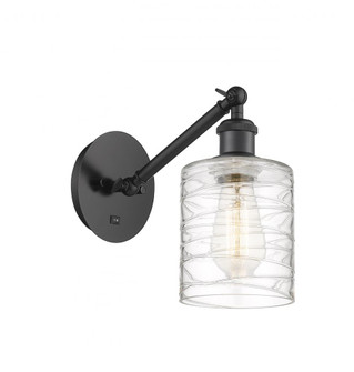Cobbleskill - 1 Light - 5 inch - Matte Black - Adjustable Sconce (3442|317-1W-BK-G1113)