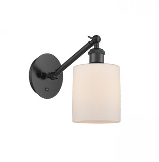 Cobbleskill - 1 Light - 5 inch - Matte Black - Adjustable Sconce (3442|317-1W-BK-G111-LED)