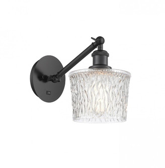 Niagara - 1 Light - 7 inch - Matte Black - Adjustable Sconce (3442|317-1W-BK-G402-LED)