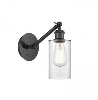 Clymer - 1 Light - 4 inch - Matte Black - Adjustable Sconce (3442|317-1W-BK-G802)