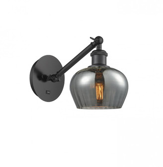 Fenton - 1 Light - 7 inch - Matte Black - Adjustable Sconce (3442|317-1W-BK-G93)