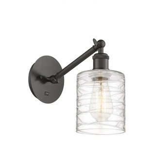 Cobbleskill - 1 Light - 5 inch - Oil Rubbed Bronze - Adjustable Sconce (3442|317-1W-OB-G1113)