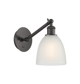 Castile - 1 Light - 6 inch - Oil Rubbed Bronze - Adjustable Sconce (3442|317-1W-OB-G381-LED)