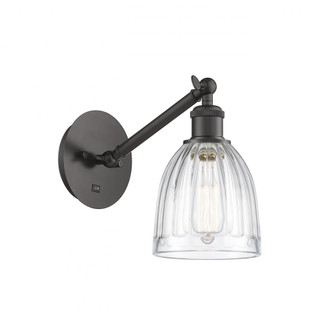 Brookfield - 1 Light - 6 inch - Oil Rubbed Bronze - Adjustable Sconce (3442|317-1W-OB-G442-LED)