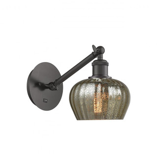 Fenton - 1 Light - 7 inch - Oil Rubbed Bronze - Adjustable Sconce (3442|317-1W-OB-G96-LED)