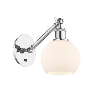 Athens - 1 Light - 6 inch - Polished Chrome - Adjustable Sconce (3442|317-1W-PC-G121-6-LED)