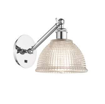 Arietta - 1 Light - 8 inch - Polished Chrome - Adjustable Sconce (3442|317-1W-PC-G422)