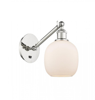 Belfast - 1 Light - 6 inch - Polished Nickel - Adjustable Sconce (3442|317-1W-PN-G101-LED)