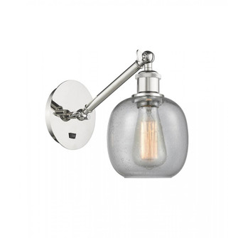 Belfast - 1 Light - 6 inch - Polished Nickel - Adjustable Sconce (3442|317-1W-PN-G104-LED)