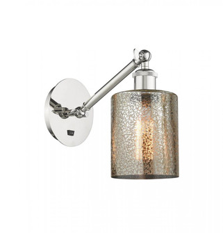 Cobbleskill - 1 Light - 5 inch - Polished Nickel - Adjustable Sconce (3442|317-1W-PN-G116)