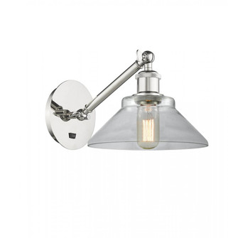 Orwell - 1 Light - 8 inch - Polished Nickel - Adjustable Sconce (3442|317-1W-PN-G132-LED)