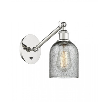 Caledonia - 1 Light - 5 inch - Polished Nickel - Adjustable Sconce (3442|317-1W-PN-G257-LED)