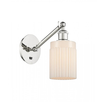 Hadley - 1 Light - 5 inch - Polished Nickel - Adjustable Sconce (3442|317-1W-PN-G341-LED)