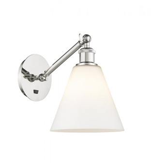 Berkshire - 1 Light - 8 inch - Polished Nickel - Adjustable Sconce (3442|317-1W-PN-GBC-81)
