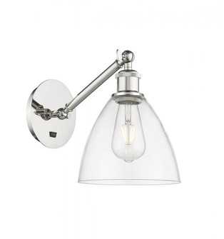 Bristol - 1 Light - 8 inch - Polished Nickel - Adjustable Sconce (3442|317-1W-PN-GBD-752)