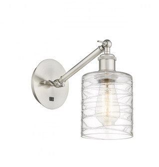 Cobbleskill - 1 Light - 5 inch - Brushed Satin Nickel - Adjustable Sconce (3442|317-1W-SN-G1113)
