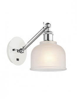 Dayton - 1 Light - 6 inch - White Polished Chrome - Adjustable Sconce (3442|317-1W-WPC-G411)