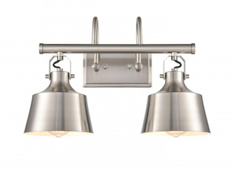 Provin - 2 Light - 19 inch - Brushed Satin Nickel - Bath Vanity Light (3442|370-2W-SN-M)