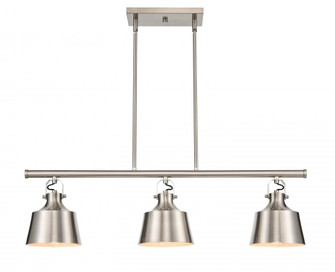 Provin - 3 Light - 36 inch - Brushed Satin Nickel - Stem hung - Island Light (3442|370-3I-SN-M)