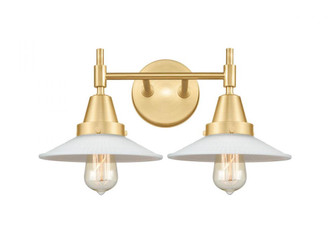 Halophane - 2 Light - 18 inch - Satin Gold - Bath Vanity Light (3442|447-2W-SG-G1)