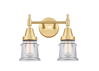 Canton - 2 Light - 14 inch - Satin Gold - Bath Vanity Light (3442|447-2W-SG-G182S)