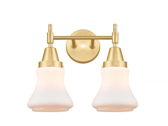 Bellmont - 2 Light - 15 inch - Satin Gold - Bath Vanity Light (3442|447-2W-SG-G191-LED)