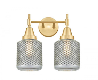 Stanton - 2 Light - 15 inch - Satin Gold - Bath Vanity Light (3442|447-2W-SG-G262)