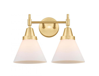 Cone - 2 Light - 17 inch - Satin Gold - Bath Vanity Light (3442|447-2W-SG-G41)