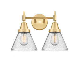 Cone - 2 Light - 17 inch - Satin Gold - Bath Vanity Light (3442|447-2W-SG-G44)