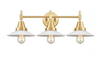 Halophane - 3 Light - 27 inch - Satin Gold - Bath Vanity Light (3442|447-3W-SG-G1)