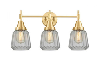 Chatham - 3 Light - 24 inch - Satin Gold - Bath Vanity Light (3442|447-3W-SG-G142-LED)