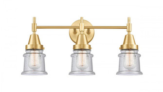 Canton - 3 Light - 23 inch - Satin Gold - Bath Vanity Light (3442|447-3W-SG-G184S)