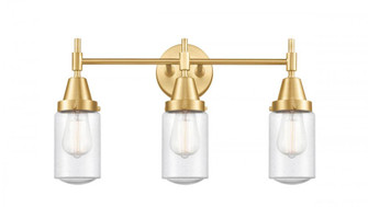 Dover - 3 Light - 23 inch - Satin Gold - Bath Vanity Light (3442|447-3W-SG-G314)