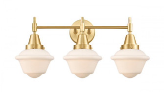 Oxford - 3 Light - 26 inch - Satin Gold - Bath Vanity Light (3442|447-3W-SG-G531)