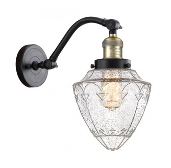 Bullet - 1 Light - 7 inch - Black Antique Brass - Adjustable Sconce (3442|515-1W-BAB-G664-7-LED)