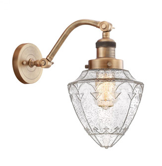 Bullet - 1 Light - 7 inch - Brushed Brass - Adjustable Sconce (3442|515-1W-BB-G664-7-LED)