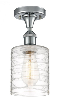 Cobbleskill - 1 Light - 5 inch - Polished Chrome - Semi-Flush Mount (3442|516-1C-PC-G1113-LED)