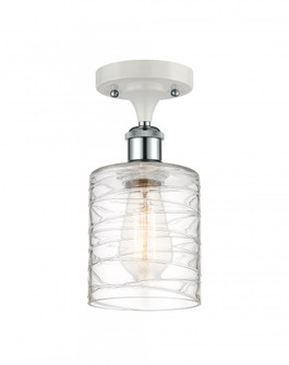 Cobbleskill - 1 Light - 5 inch - White Polished Chrome - Semi-Flush Mount (3442|516-1C-WPC-G1113)