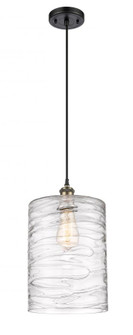 Cobbleskill - 1 Light - 9 inch - Black Antique Brass - Cord hung - Mini Pendant (3442|516-1P-BAB-G1113-L-LED)